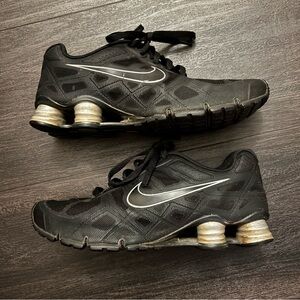 Vintage Nike Shox Turbo Black Size 10.5 2011